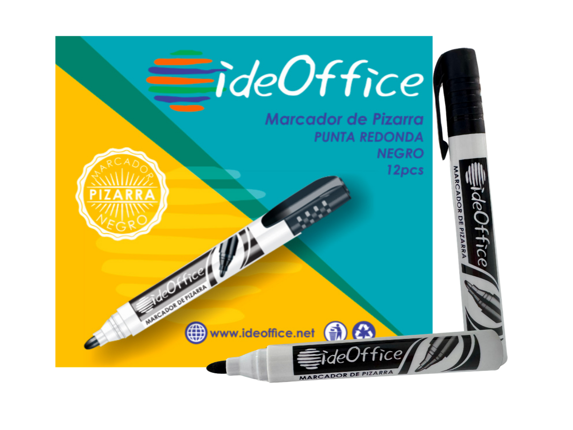 MARCADOR DE PIZARRA NEGRO IDEOFFICE