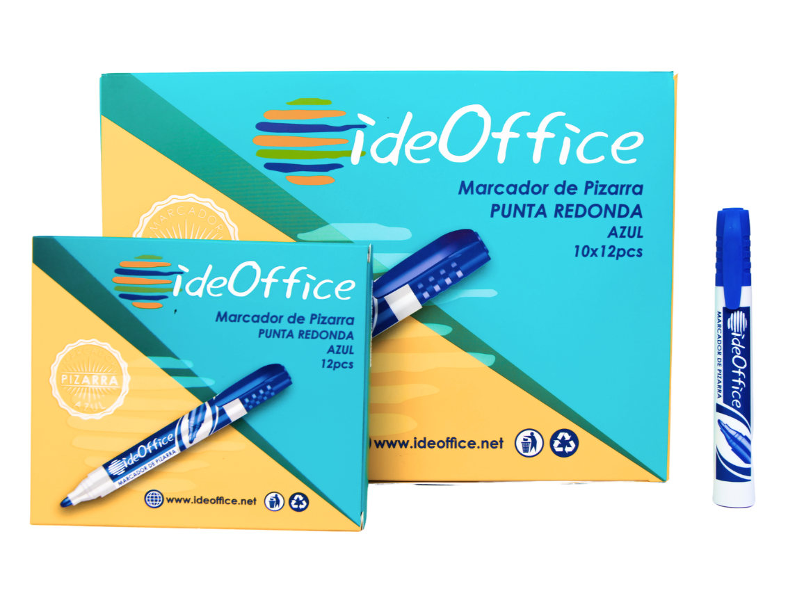 MARCADOR DE PIZARRA AZUL IDEOFFICE