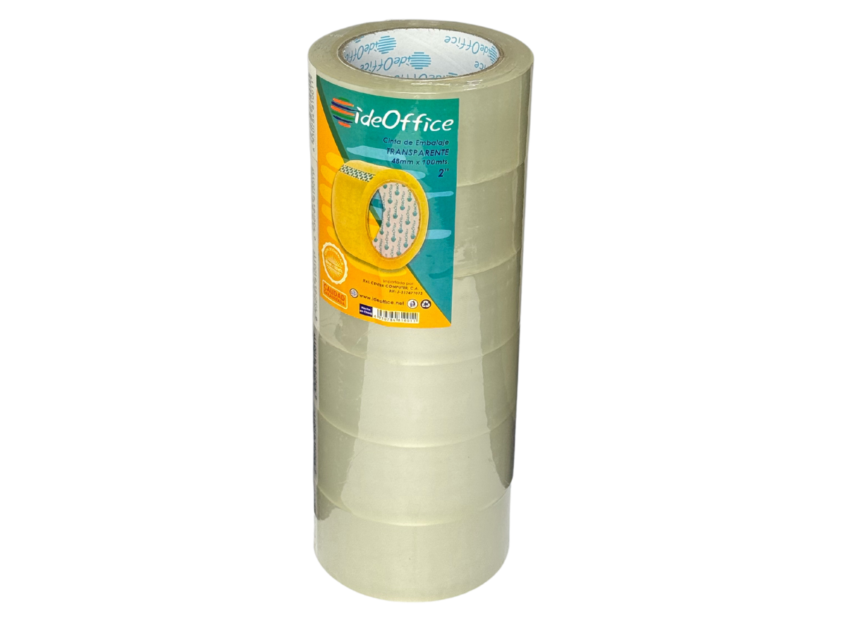 CINTA EMB. TRANSPARENTE 100MTS IDEOFFICE