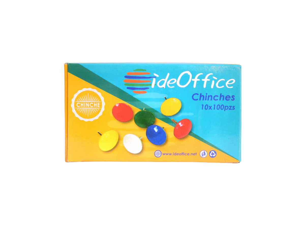 CHINCHES DE COLORES 1x100 IDEOFFICE