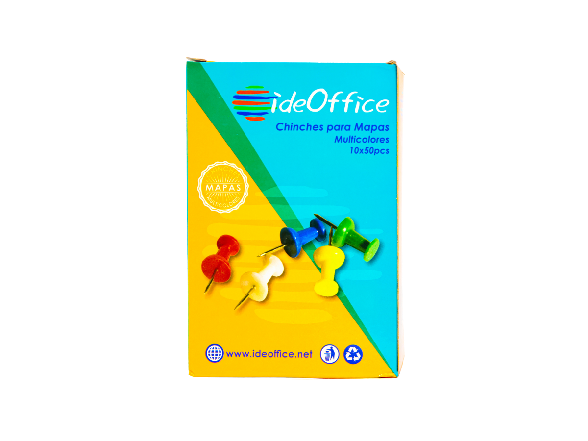 CHINCHES DE MAPA 1x50 IDEOFFICE