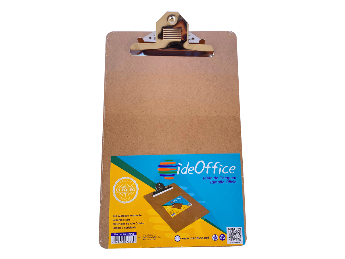 TABLA DE CHEQUEO OFICIO IDEOFFICE