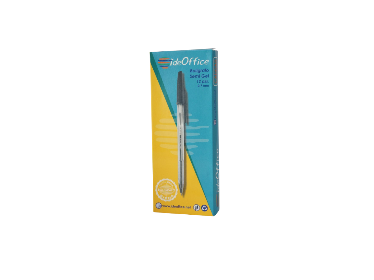 BOLIGRAFO NEGRO  (SIENA 0.7mm) IDEOFFICE